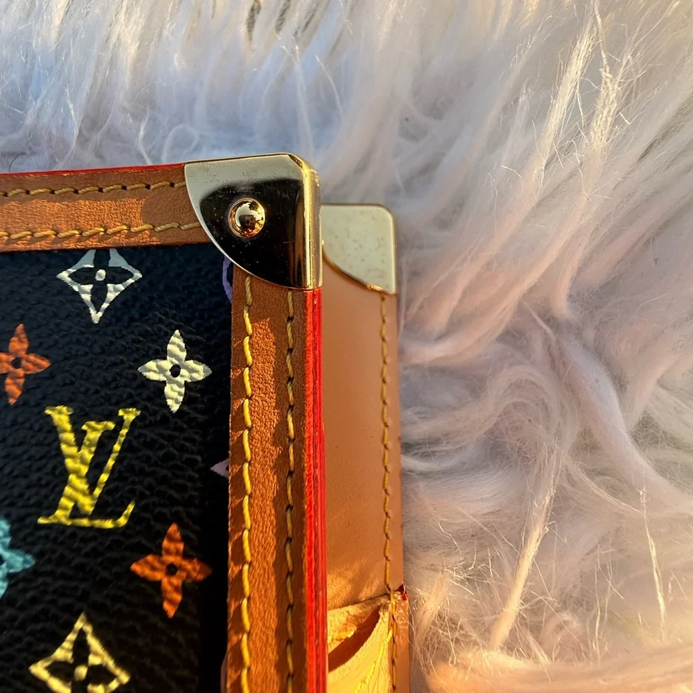 Louis Vuitton Large 6-ring Planner; Black Monogram Multicolor (fits A5 paper)